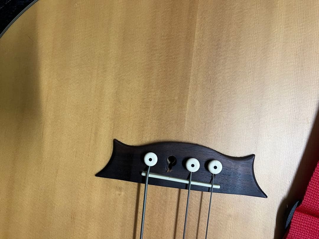 黒*丸様 【ハードケース付き】dean eab cベース レフティアコースティッ