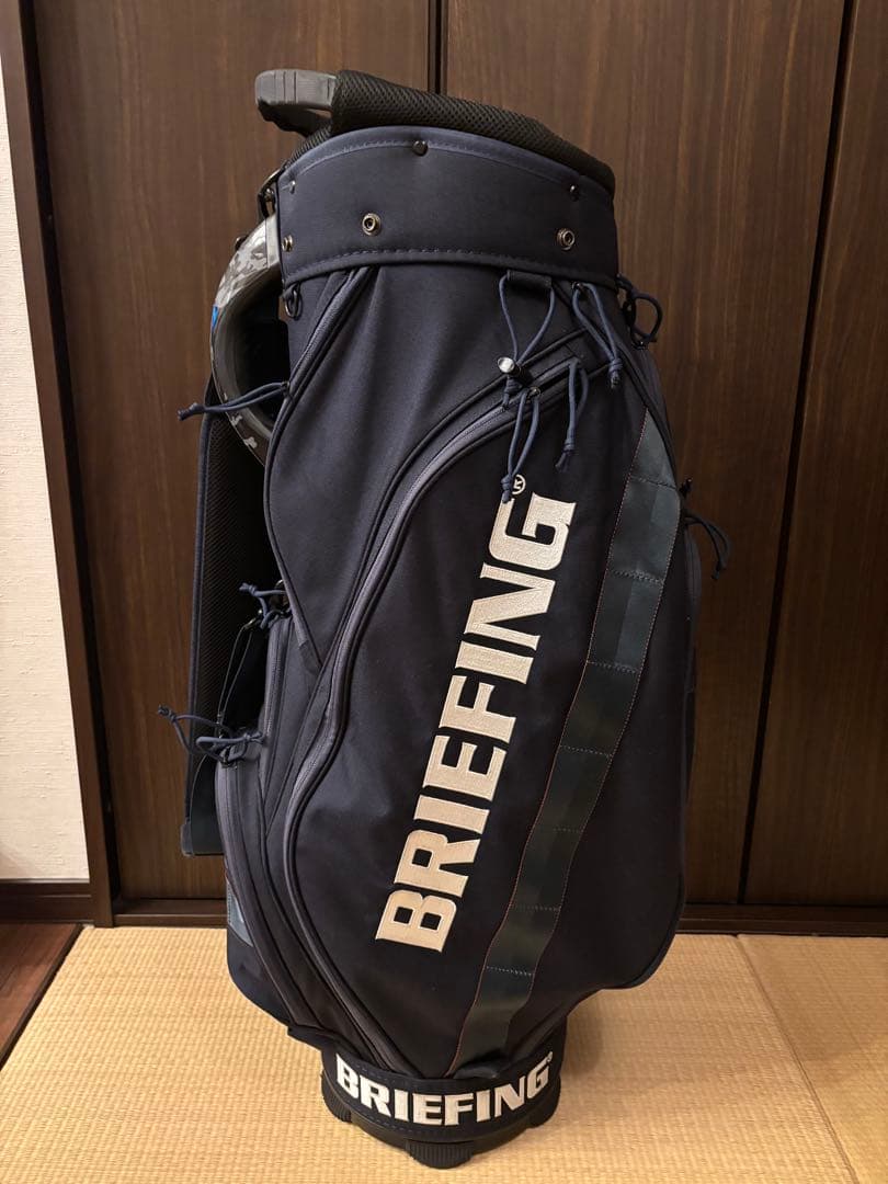 ブリーフィングキャディバッグ　CR-5 #02 ゴルフバッグ ネイビー