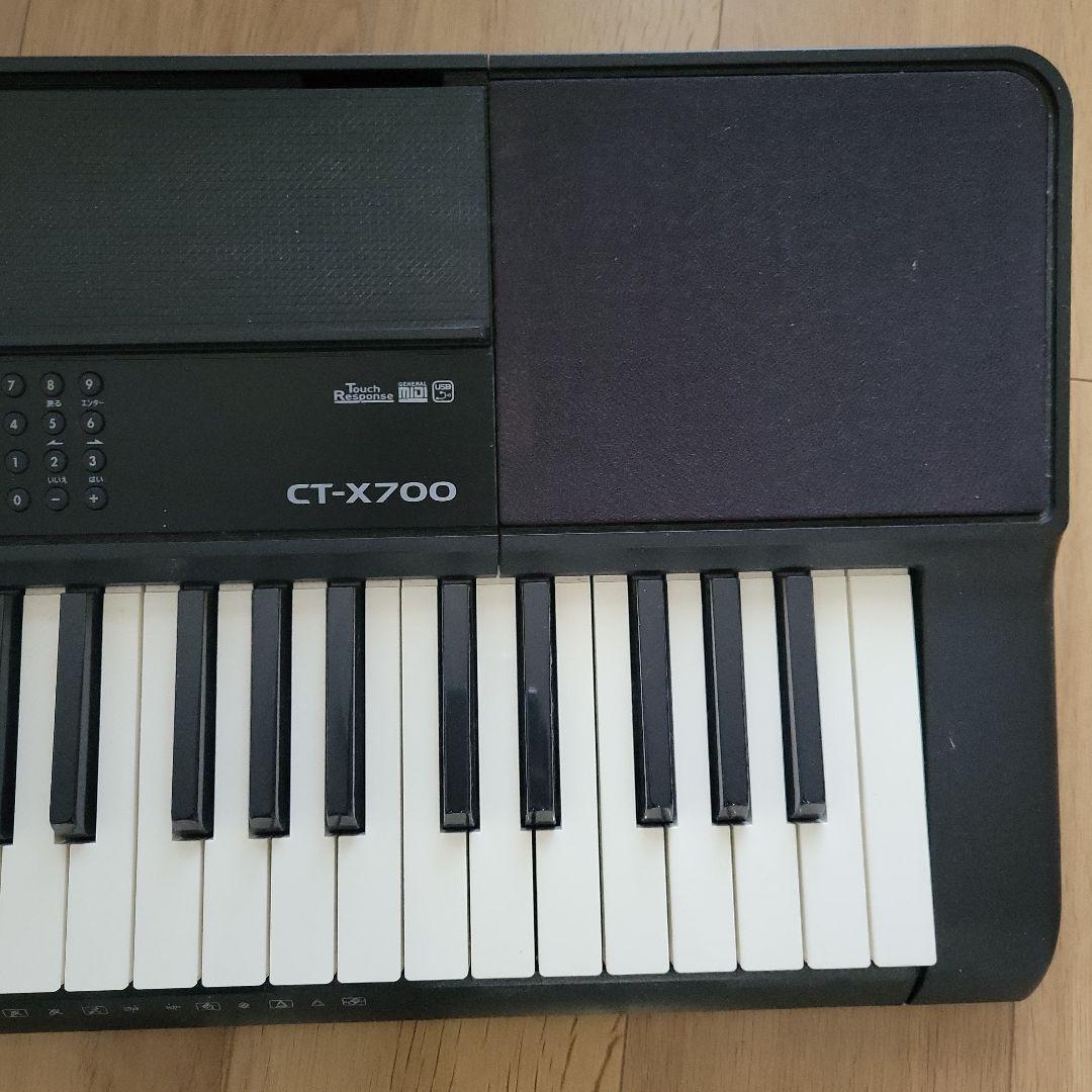 CASIO CT-X700 電子キーボード 61鍵盤 ペダル付き