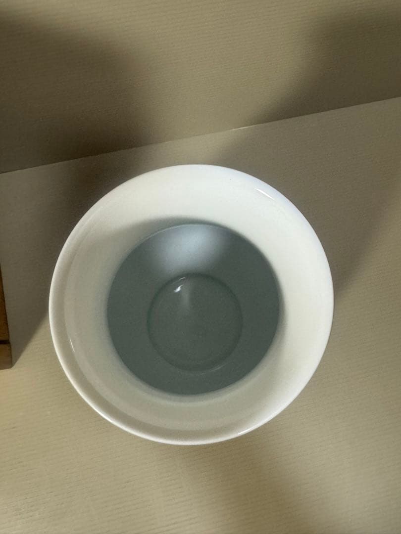 2178 深川製磁 菖蒲 官窯染付　花瓶　金彩　未使用