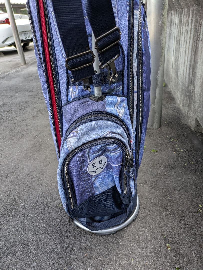 EDWIN デニム風ゴルフバッグ