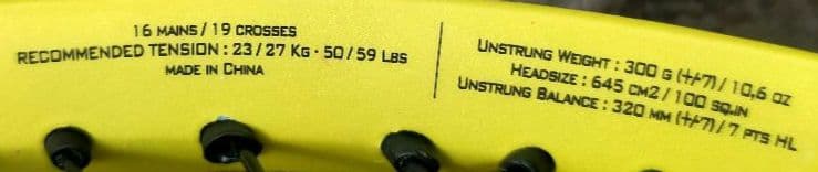 バボラ ピュアアエロ 2019年モデル　G2 テニスラケット