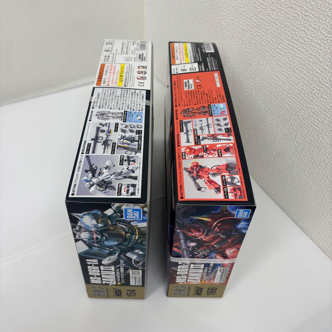 HGガンプラまとめ売り6種 シン・マツナガ専用ザク 他