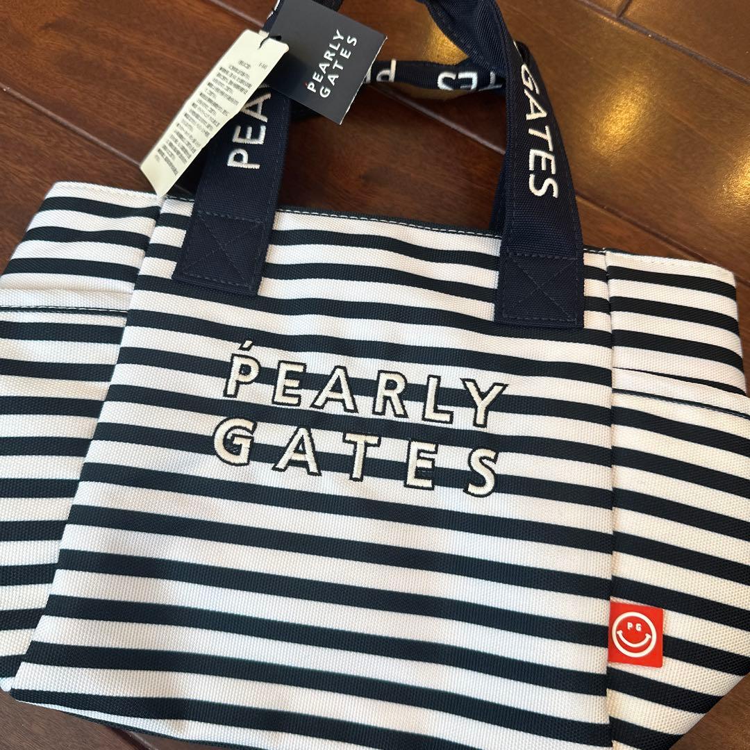 新品パーリーゲイツ 【定番】カート バッグ ＜ボーダー柄＞タグ付き