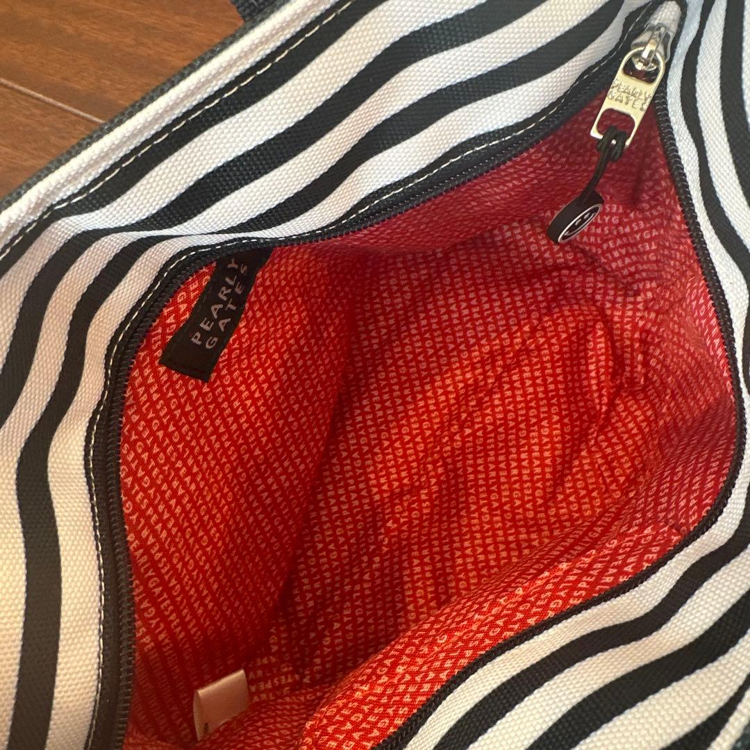 新品パーリーゲイツ 【定番】カート バッグ ＜ボーダー柄＞タグ付き