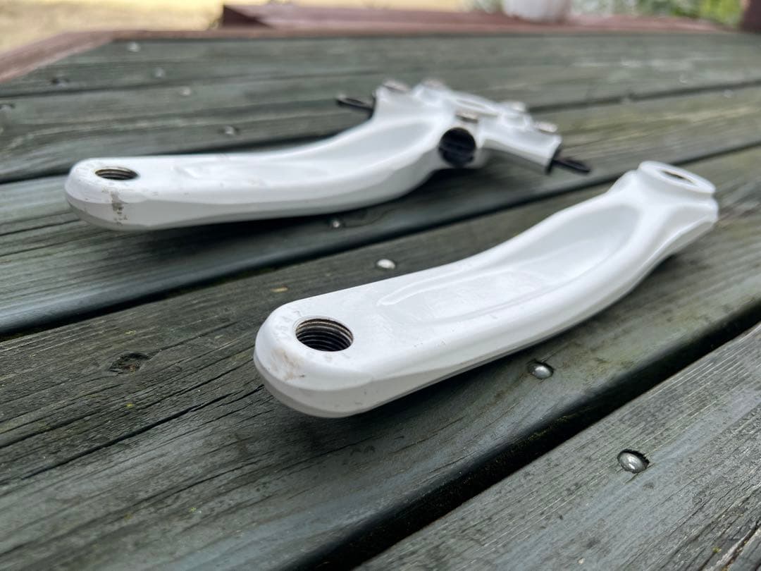 レースフェイス　RaceFace クランクセット ホワイト　クランク長165mm