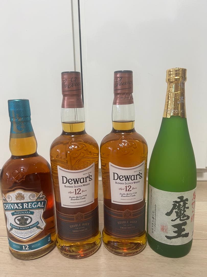 Chivas Regal 12年 & Dewar's 12年 & 魔王 セット