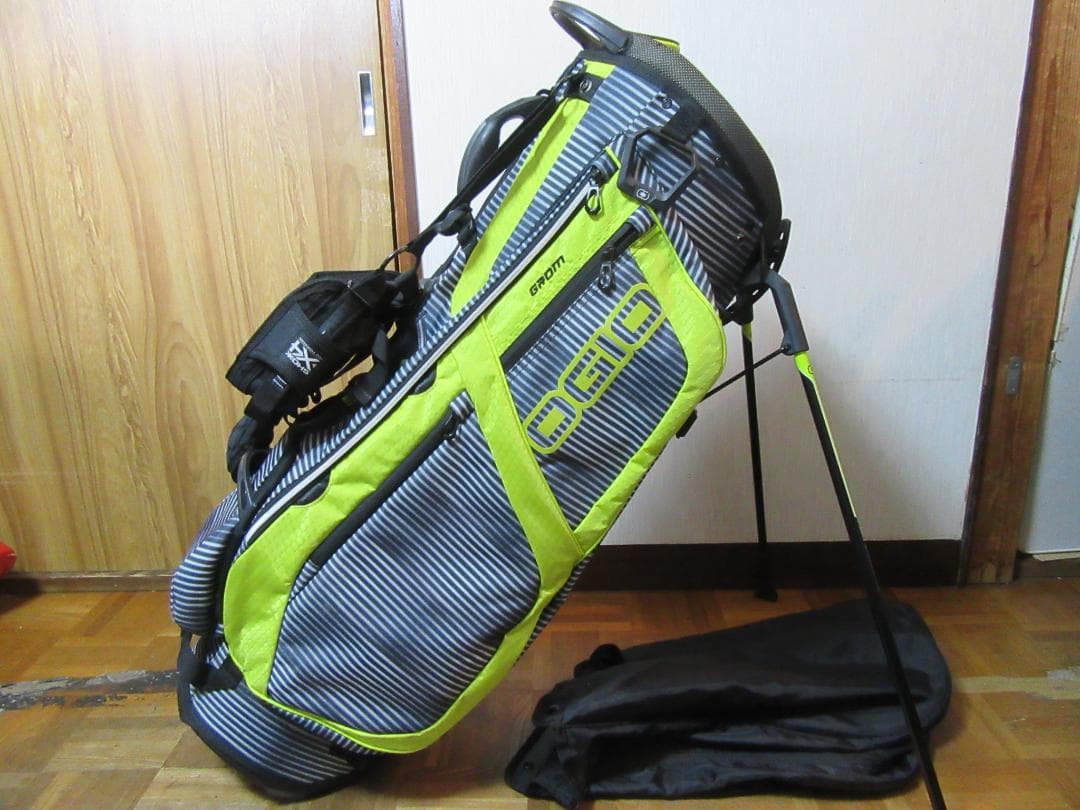 ★☆★豪華★ヘッドカバー付き★OGIO★GROM★14分割★グレー/ライム★☆★