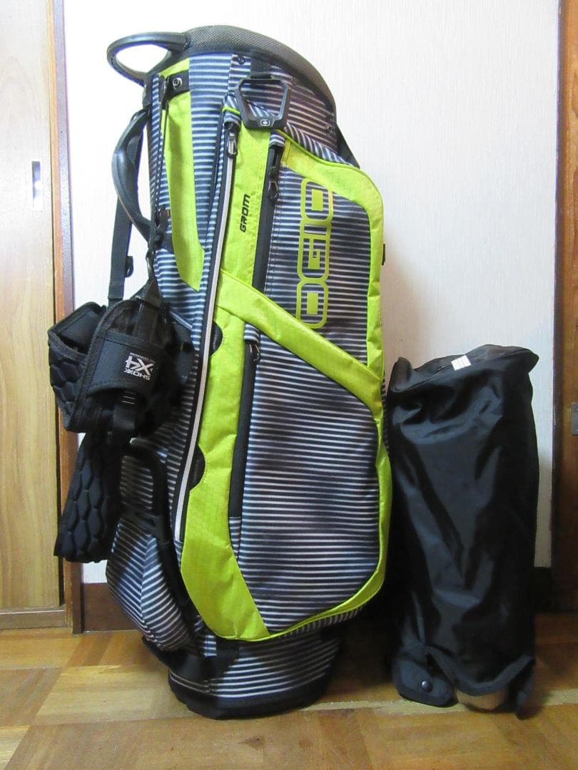 ★☆★豪華★ヘッドカバー付き★OGIO★GROM★14分割★グレー/ライム★☆★