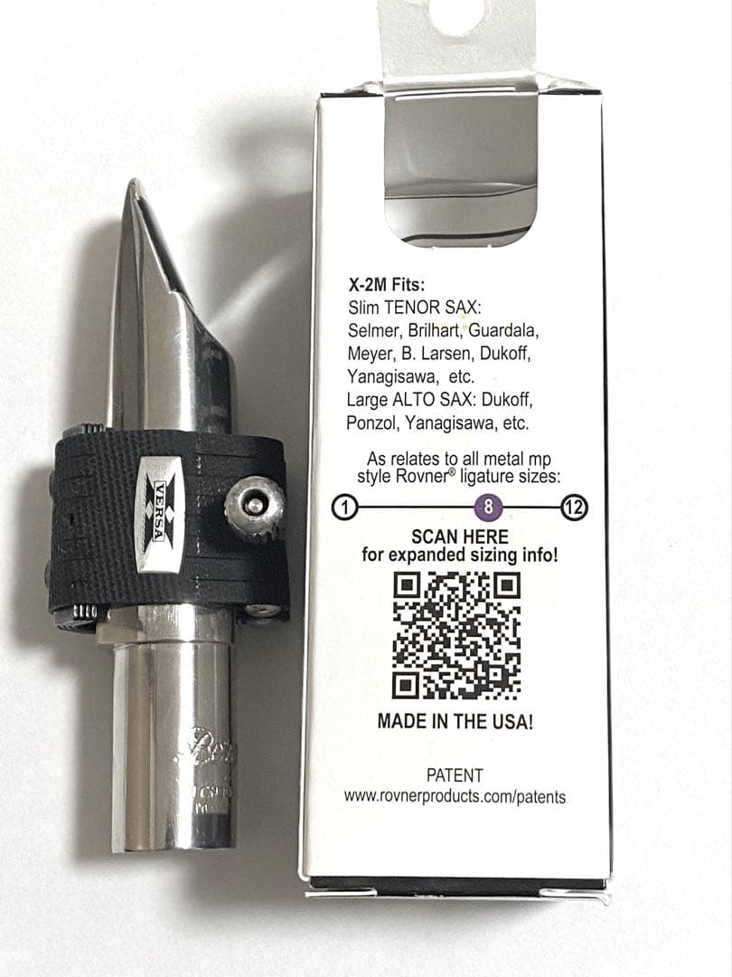 ベルグラーセン テナーサックスマウスピース ＋ Rovner リガチャー
