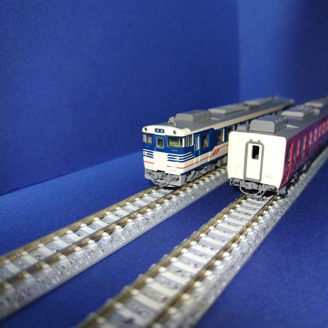 tomix キハ40新潟色青+キハ48只見縁結び2両セット　只見線　美品Nゲージ