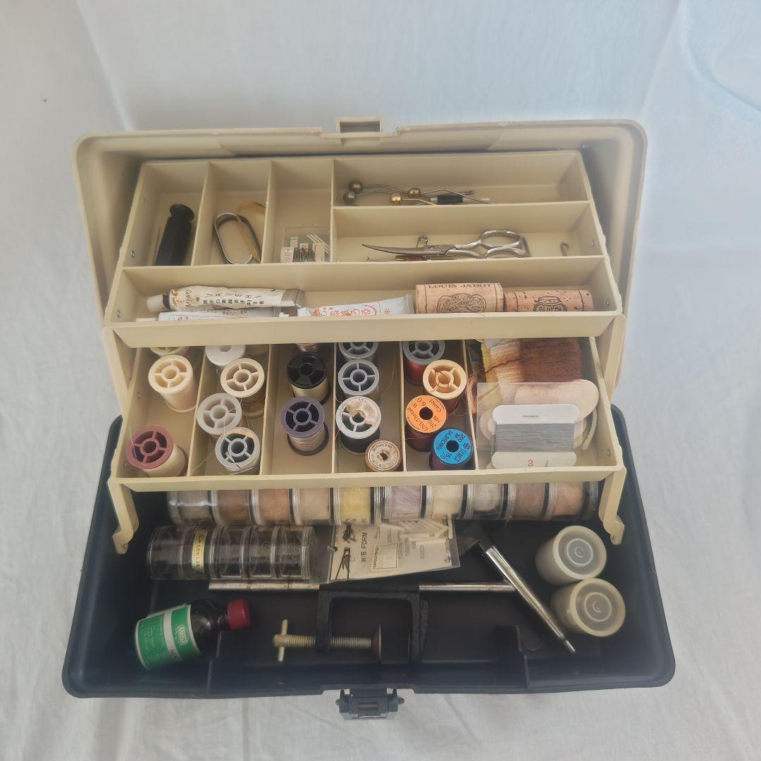 【素材多数】フライタイイングツール＆マテリアルセット