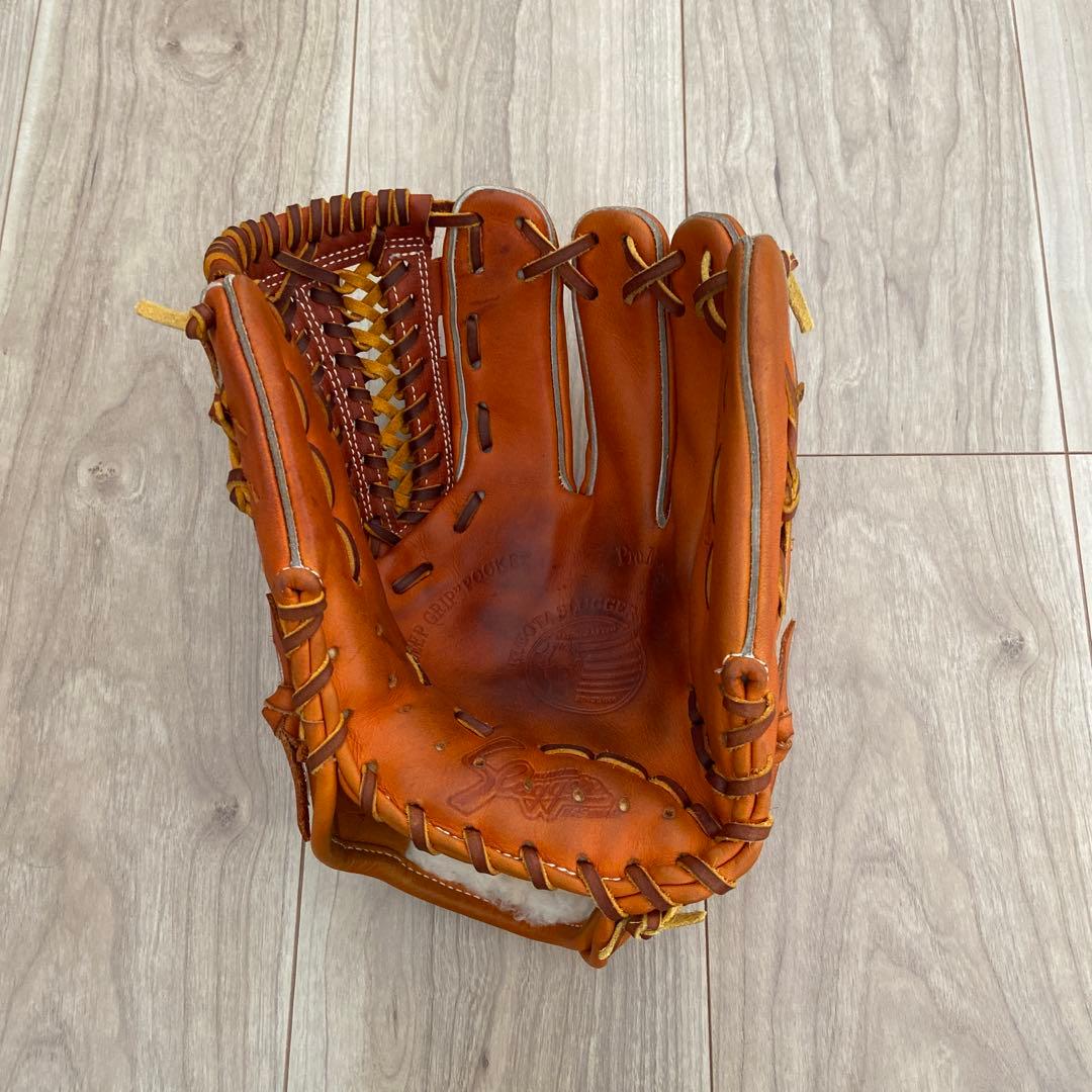 久保田スラッガー　KSN-L7s KSオレンジ 東京支店型付け　オイル加工済