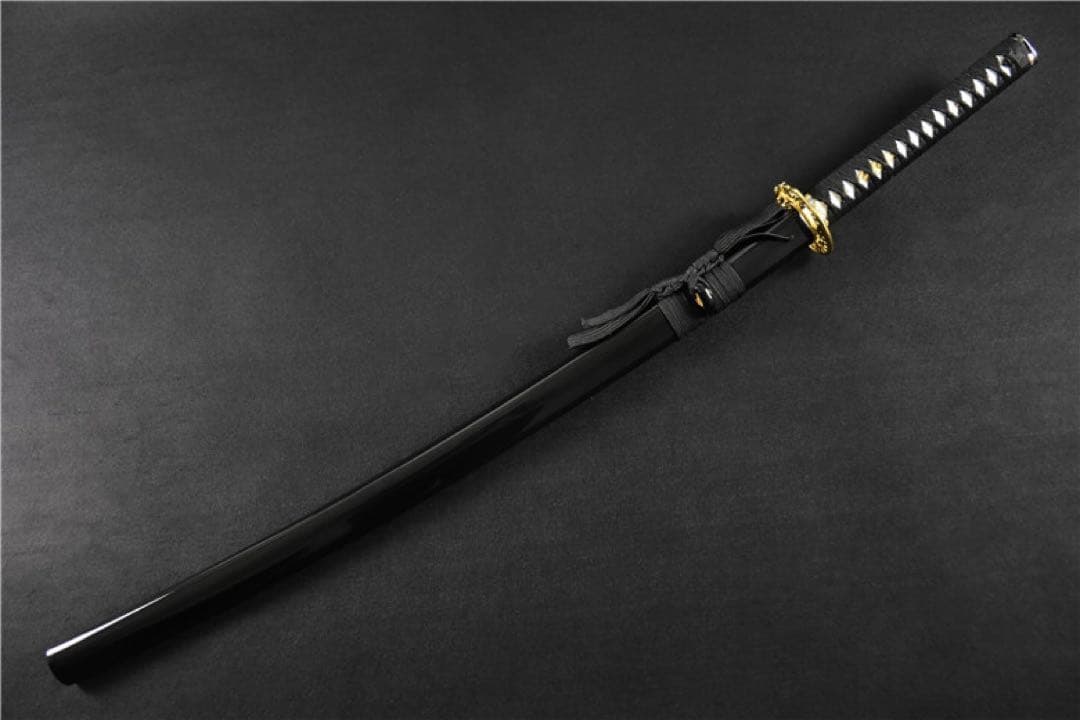 黒刀暗影 高級本格居合刀 美術刀 刀装具 模擬刀 日本刀 模造刀 鑑賞用 武具