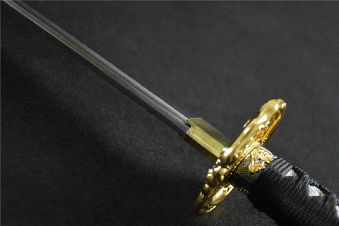 黒刀暗影 高級本格居合刀 美術刀 刀装具 模擬刀 日本刀 模造刀 鑑賞用 武具