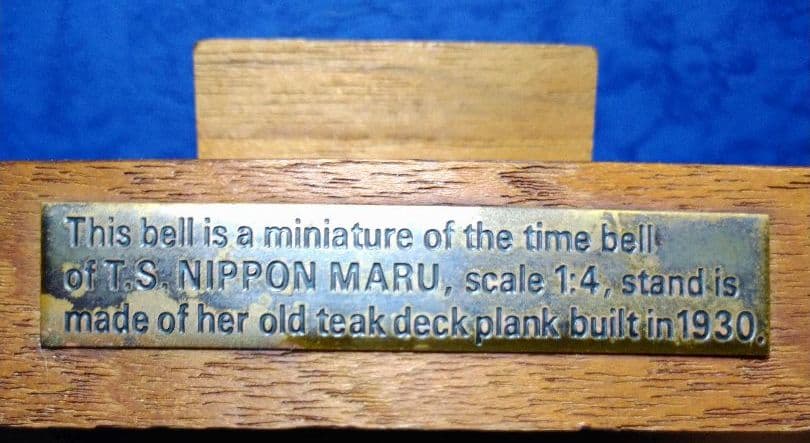 日本丸ミニチュア号鐘と帆船写真16枚