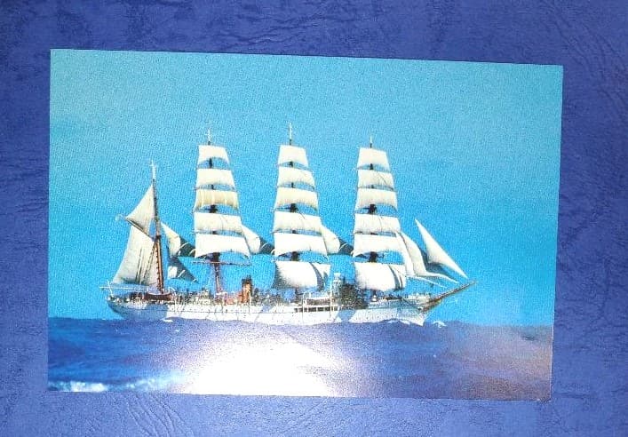 日本丸ミニチュア号鐘と帆船写真16枚