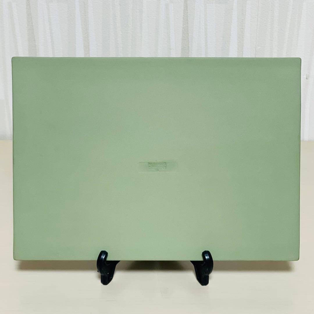  ウェッジウッド ジャスパー グリーン 陶板 プラーク