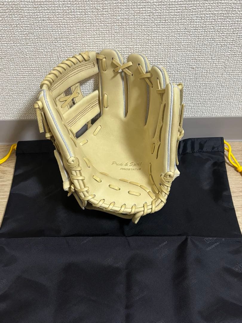 《流行色》ZETT プロステイタス　軟式内野手用グローブ　今宮健太モデル