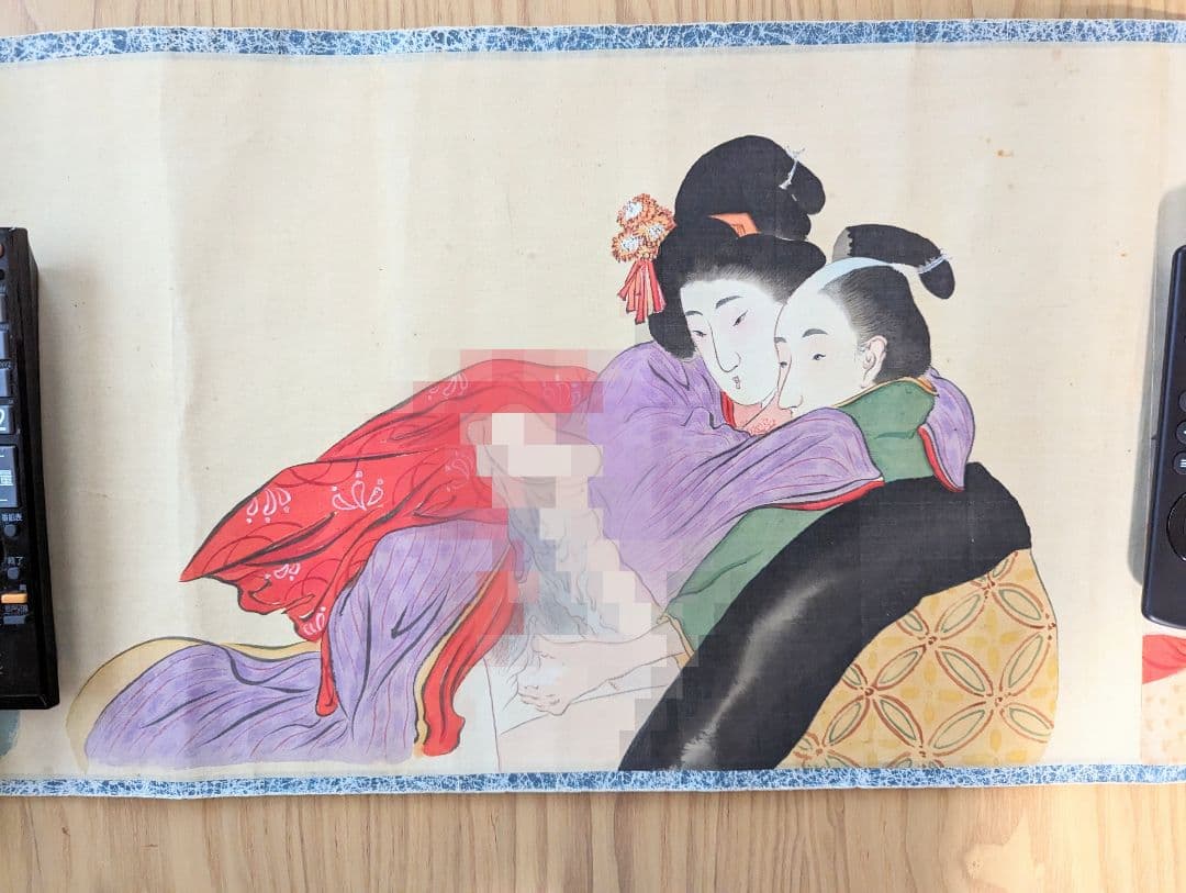春画　巻物　浮世絵　蒔絵　希少　アンティ―ク　古美術品　骨董