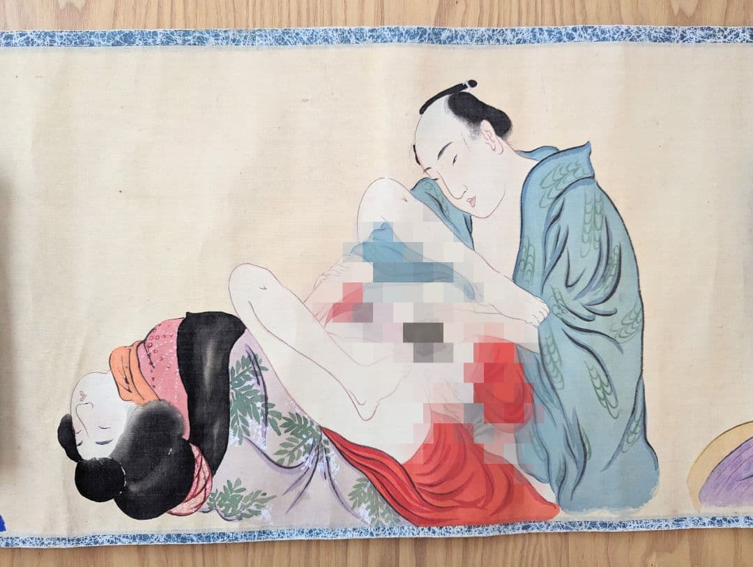 春画　巻物　浮世絵　蒔絵　希少　アンティ―ク　古美術品　骨董