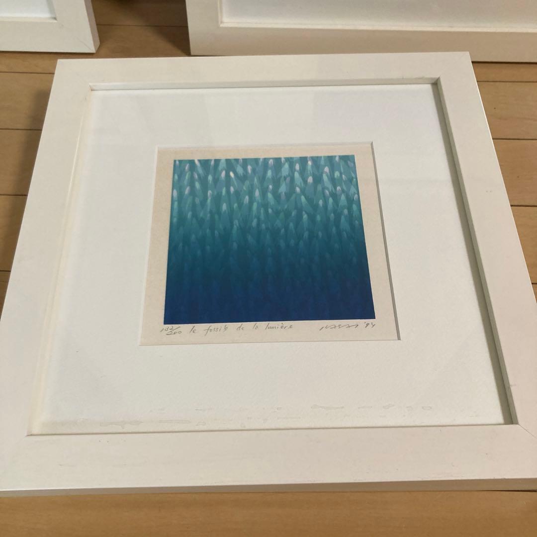 現代作家　笠井正博　シルクスクリーン　4点セット