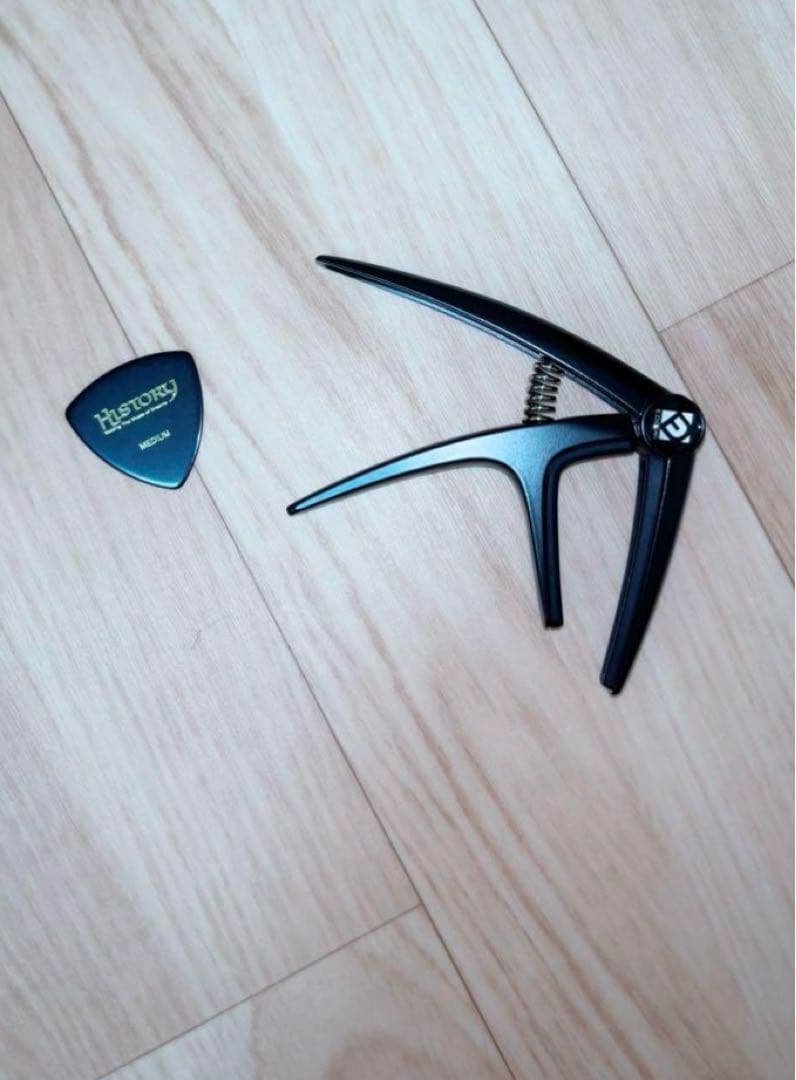 【美品】soldin SFG- 15島村楽器アコギ カポタスト ピック付き