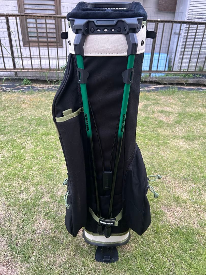 BRIEFING キャディバッグ ブラック カーキ