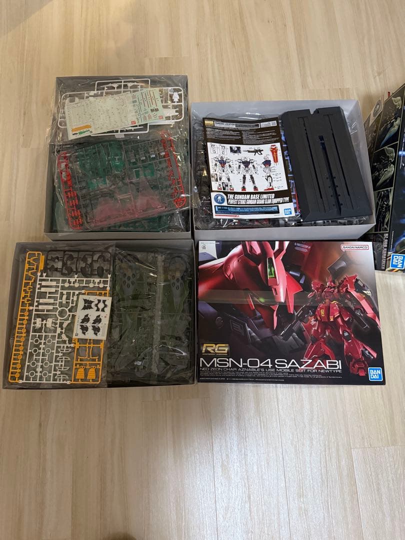 ガンプラセット バンダイ 4点