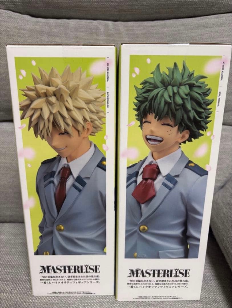 ヒロアカ　一番くじ　紡がれる想い　緑谷出久　爆豪勝己　フィギュア　セット