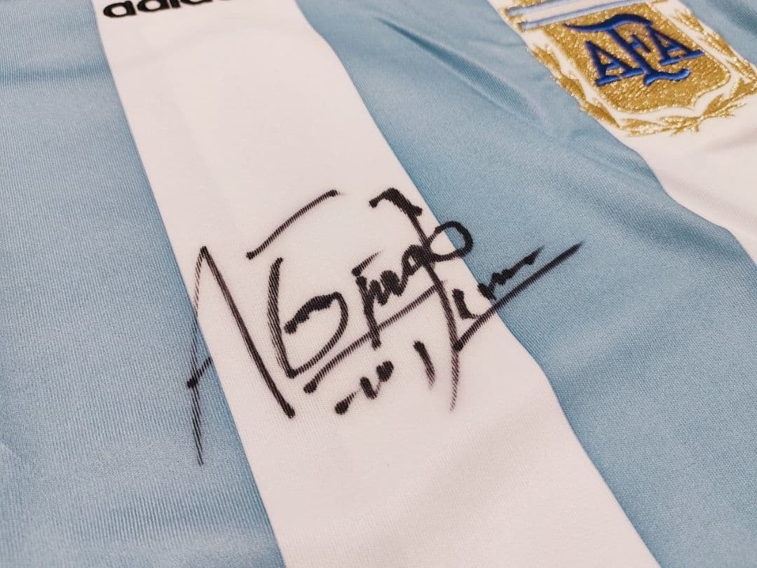 アグエロ U-20 ワールドカップ 直筆サイン ユニフォーム