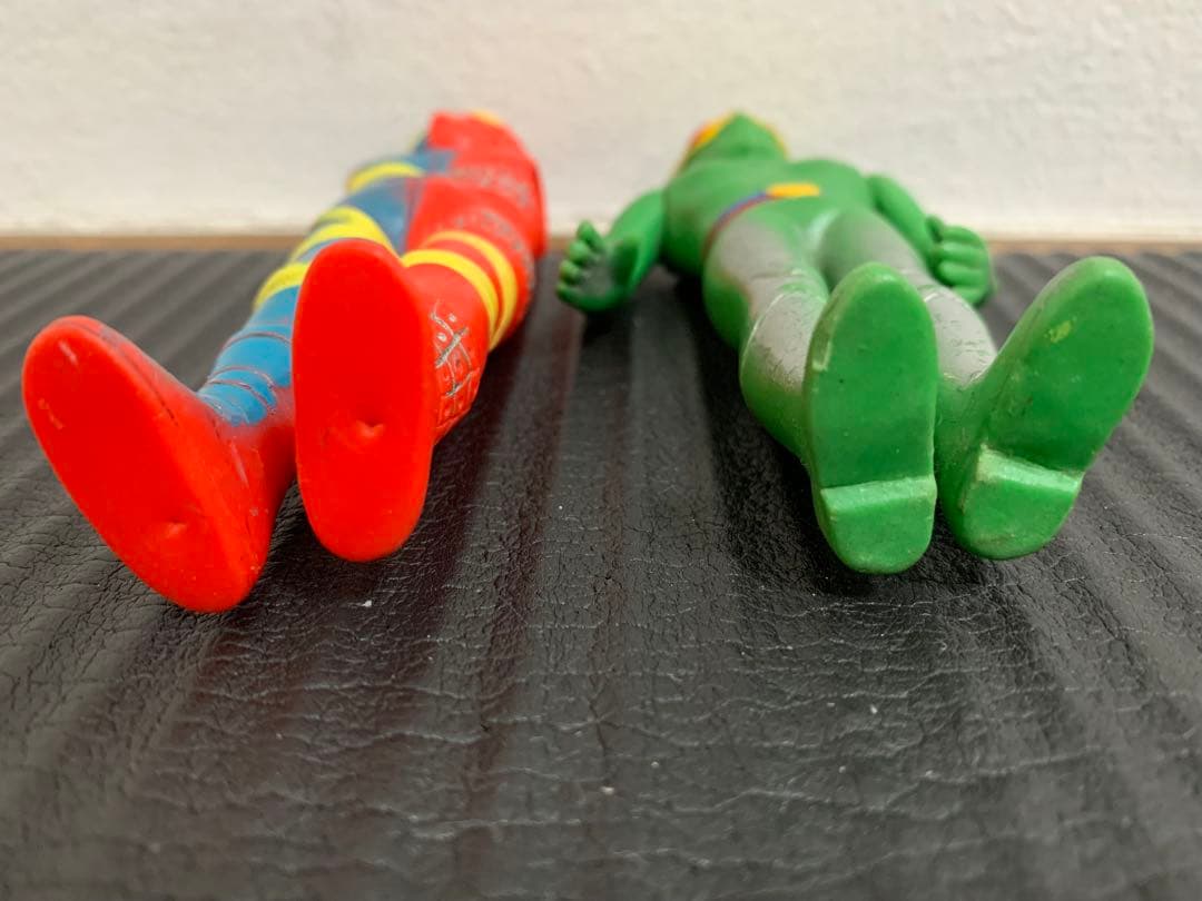 サンダーマスク&キカイダー　無版権ソフビ