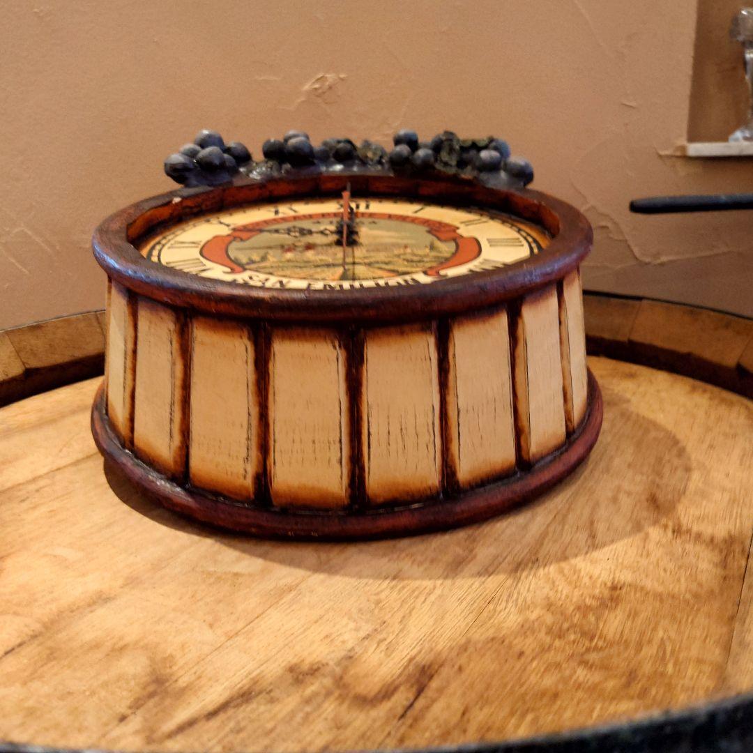 ワインクロック掛け時計　ロジャー.ラッセル社製 1866年製アンティーク調