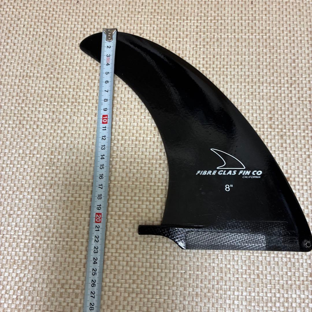 FIBRE GLAS FIN CO サーフボードフィン 8インチ ブラック