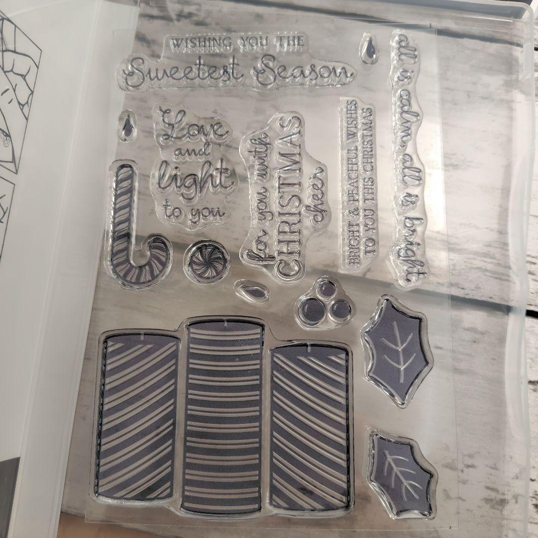 スタンピンアップ★新品未使用クリスマスSweetest Time スタンプセット