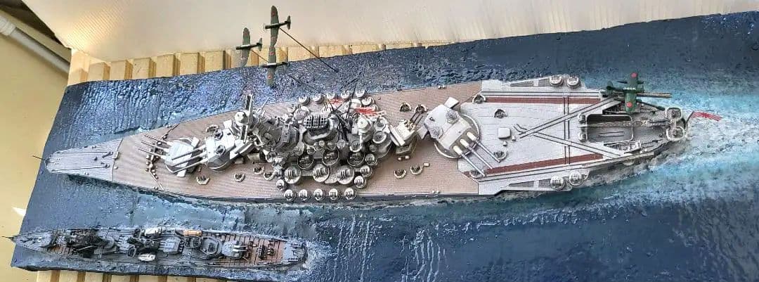 雪風駆逐艦と戦艦大和(1/450)の沖縄特攻or雪風映画のパンフレット