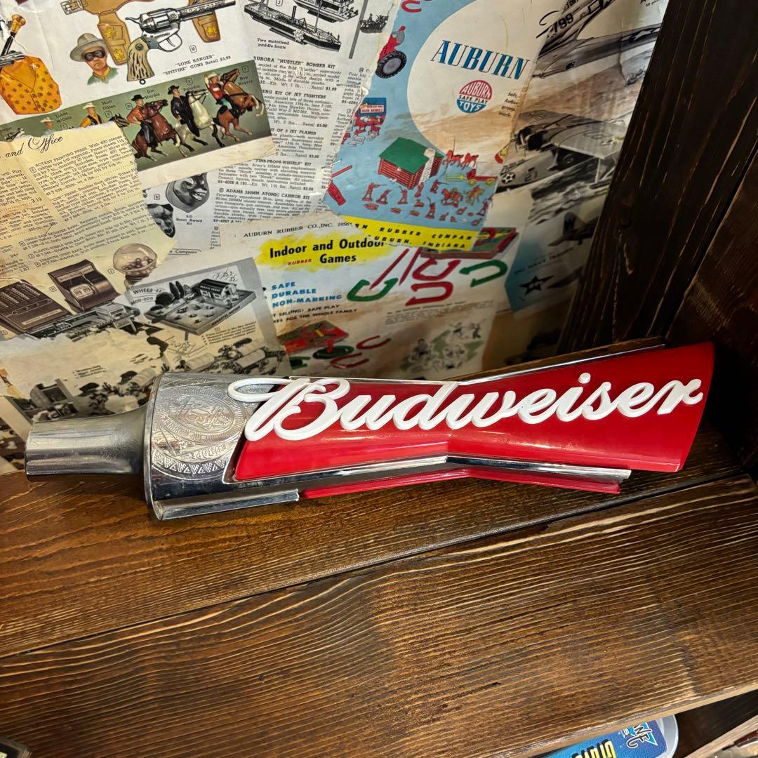 ビアサーバーノブ Budweiser 全長：約32.5cm バドワイザー