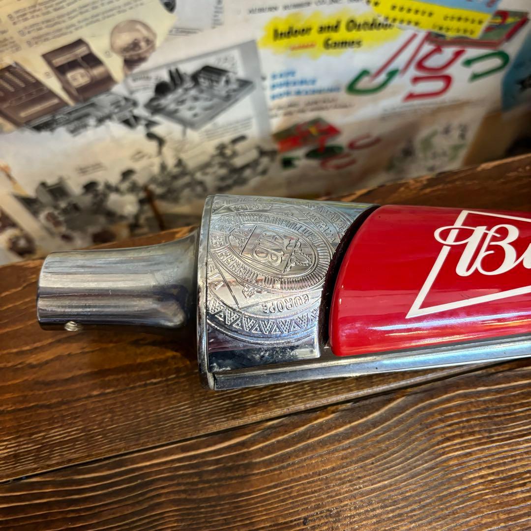 ビアサーバーノブ Budweiser 全長：約32.5cm バドワイザー