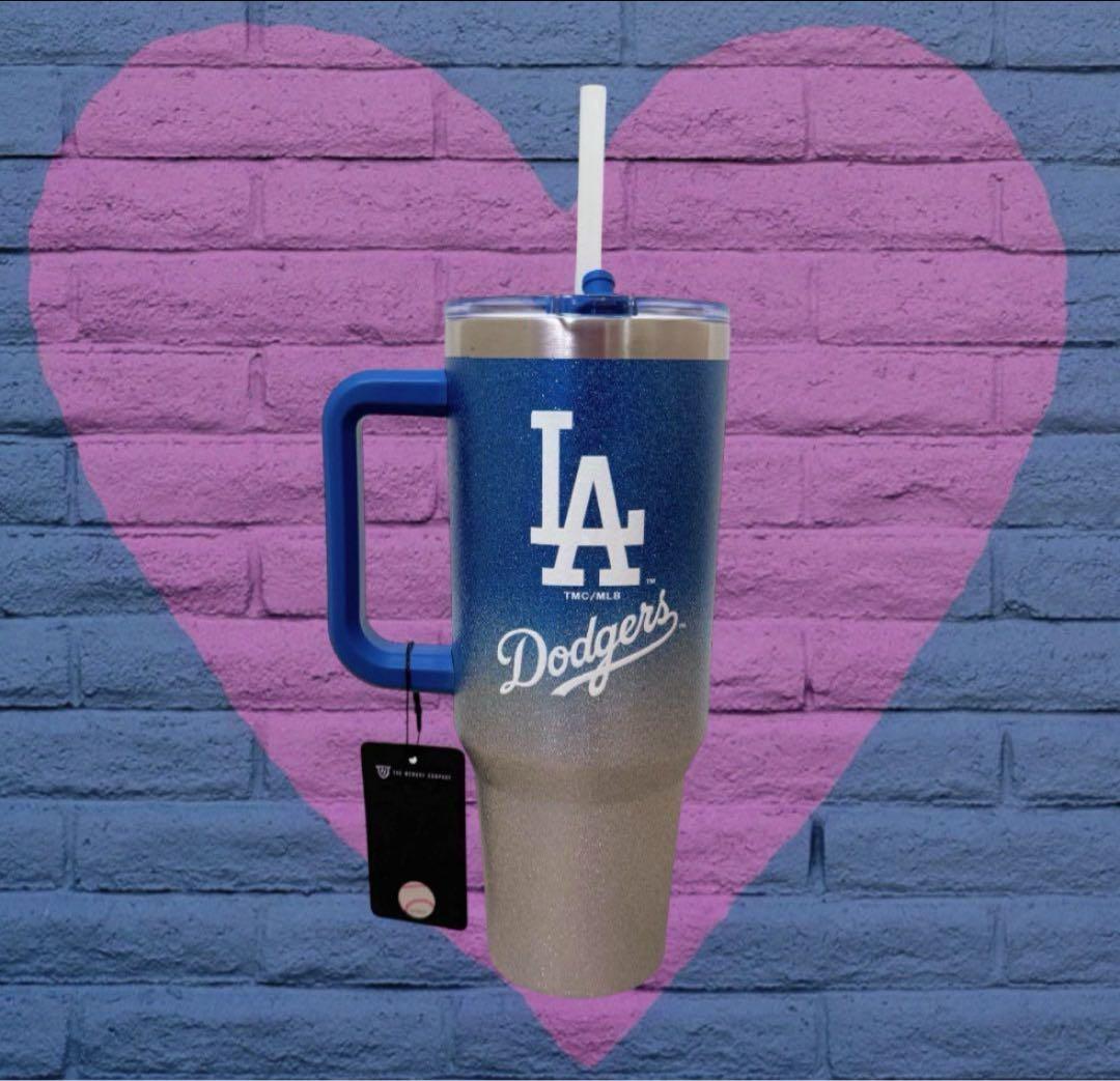 ロサンゼルス　ドジャース　タンブラー　ストロー　グラデーション　米国購入　新品