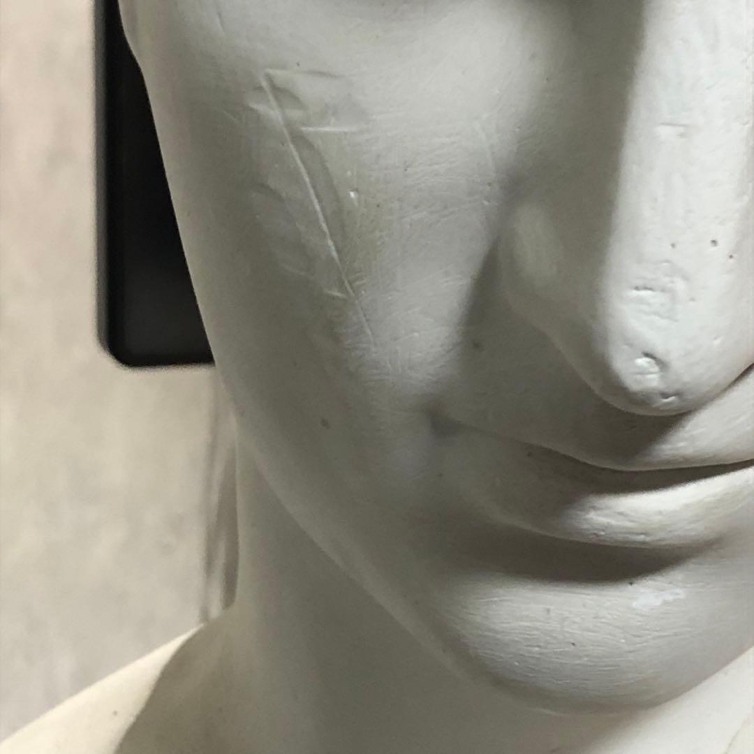 石膏像 ギリシャの少女胸像 デッサン オブジェ レンダリング資料