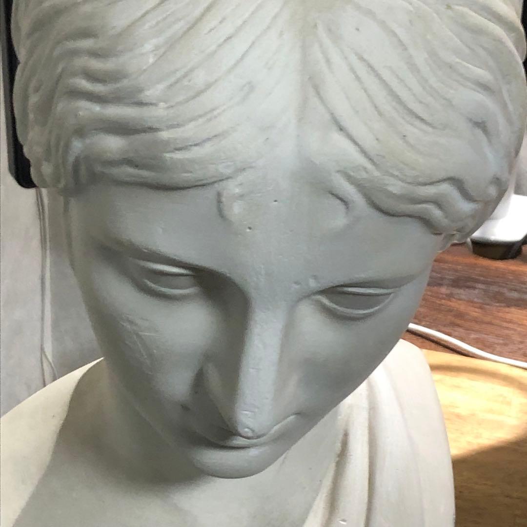 石膏像 ギリシャの少女胸像 デッサン オブジェ レンダリング資料