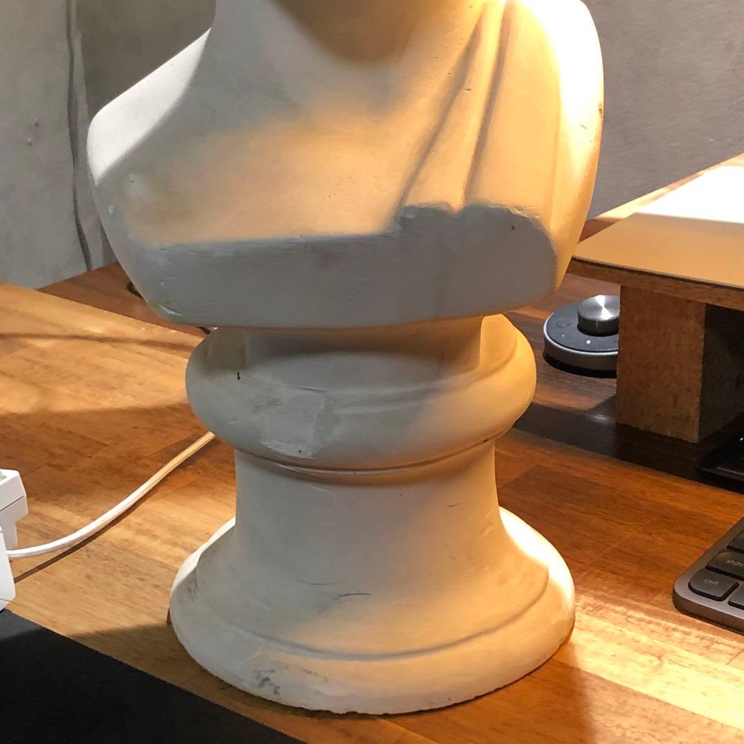 石膏像 ギリシャの少女胸像 デッサン オブジェ レンダリング資料