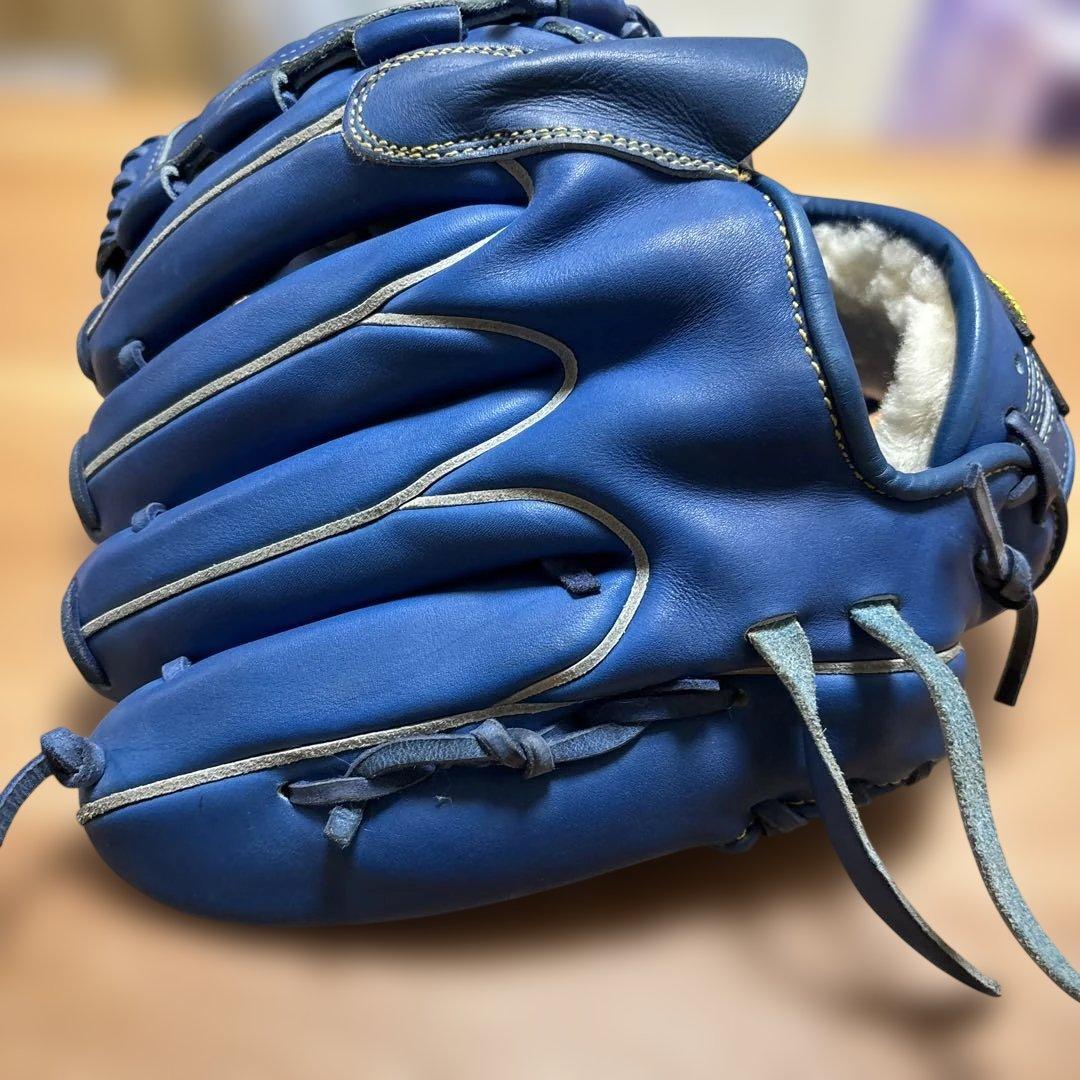 Mizuno Pro 軟式野球グローブ 青