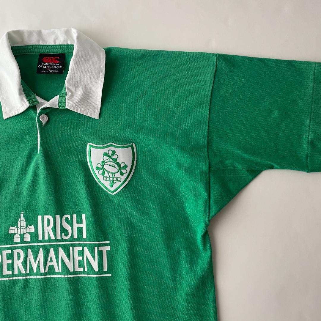 CANTERBURY　ラガーシャツ　アイルランド代表　ラグビー　刺繍　希少