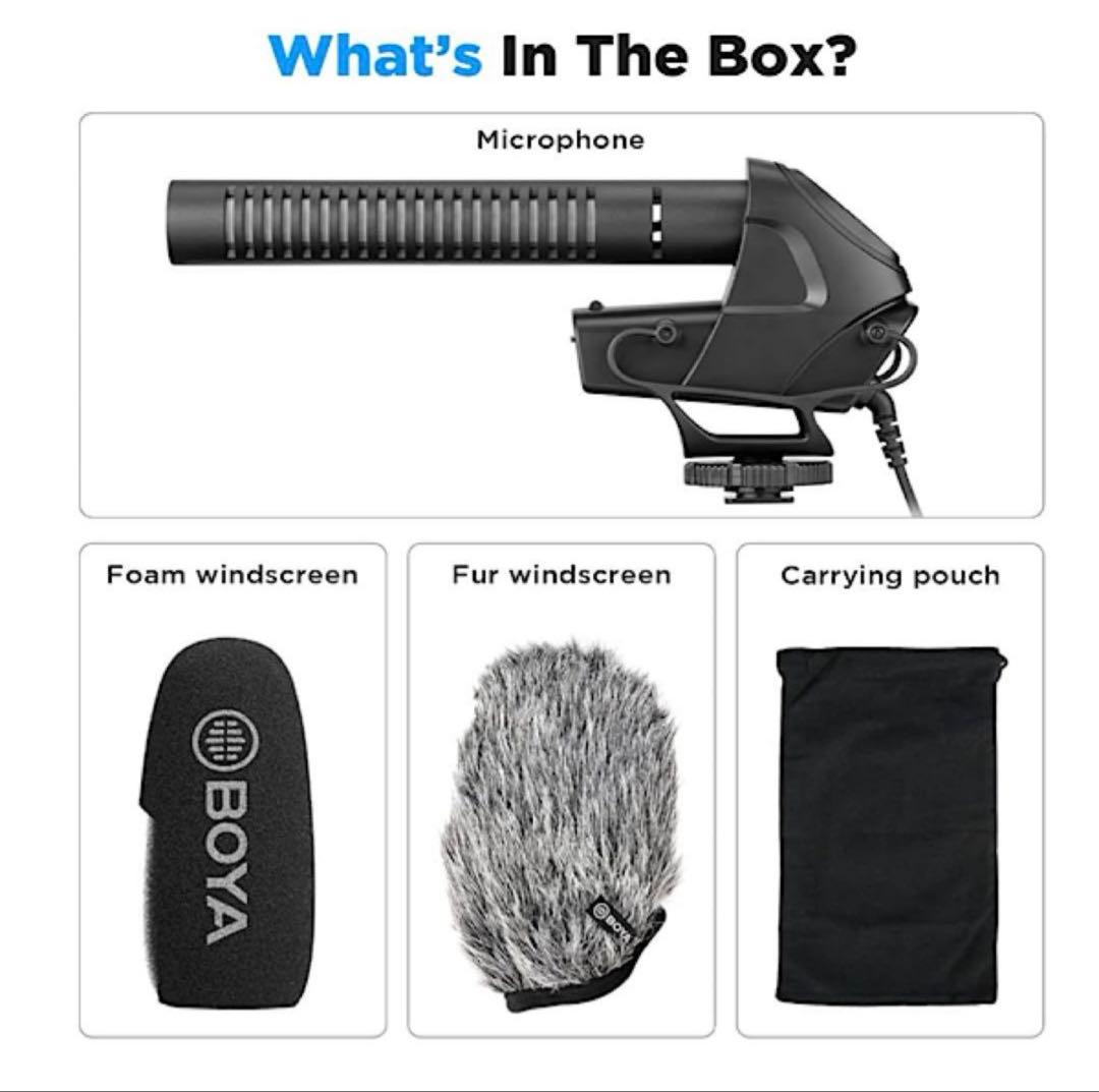 BOYA(ボーヤ) BY-BM3032 一眼レフカメラ用ショットガンマイク