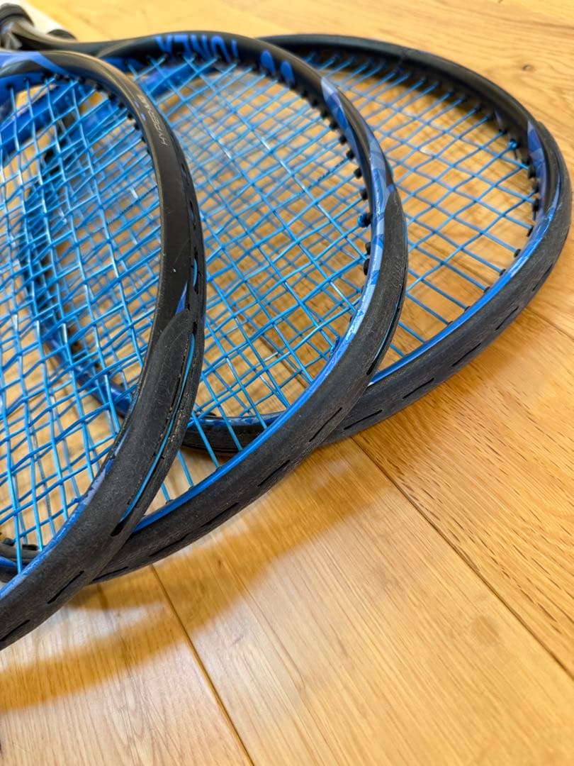 YONEX EZONE 98テニスラケット 3本セット グリップサイズ2