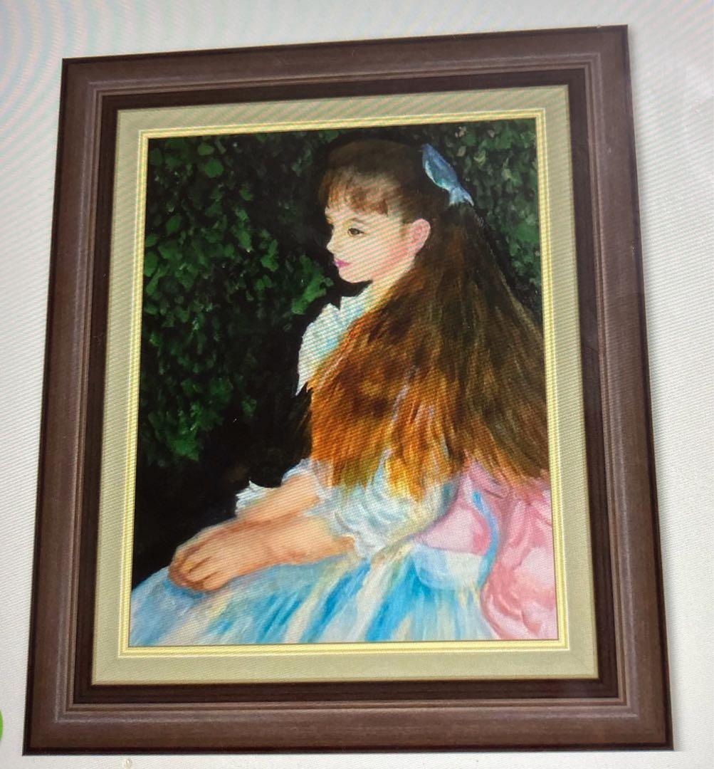 油絵「　イレーヌ嬢　」模写　F6号