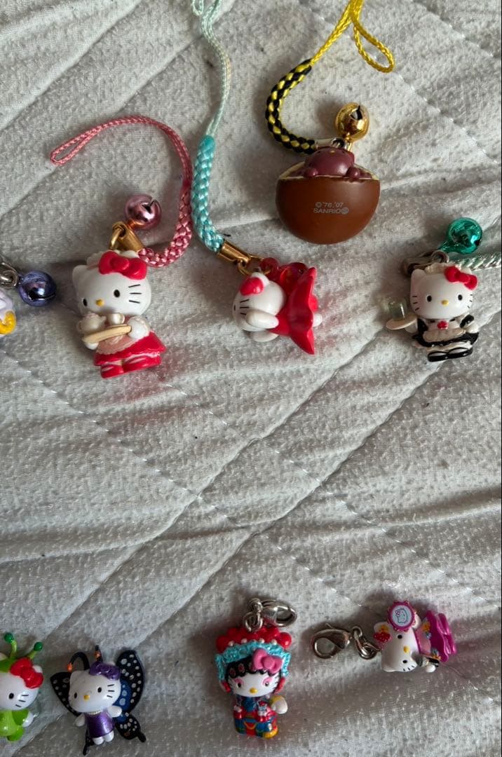 ご当地キティ　根付　ファスナーマスコット