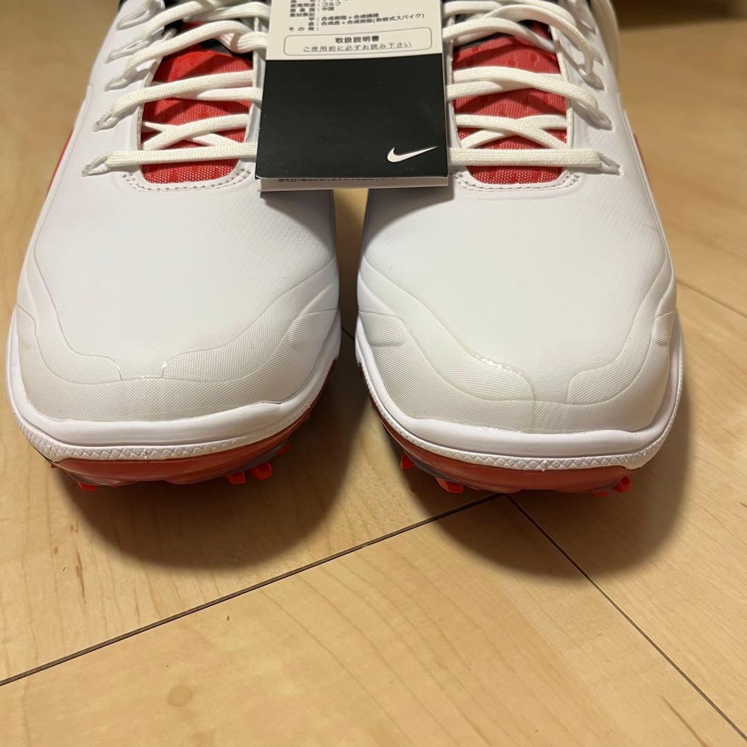 NIKE(ナイキ)ゴルフシューズ　リアクトヴェイパー2 【26.5】　白/赤