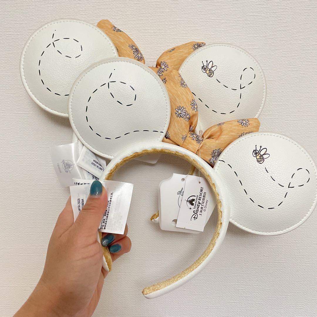 即日発送❣️上海ディズニー　くまのプーさん　プーさんカチューシャ2点セット